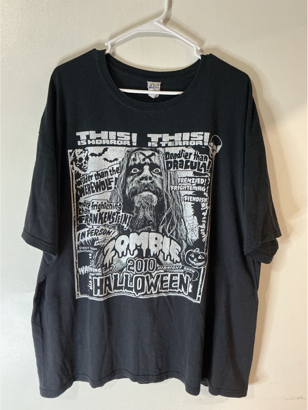 2010 Rob Zombie 1 Night Only Midnight Zombie Jamboree Shirt